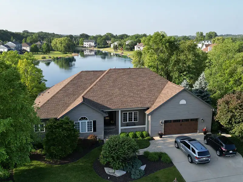 GAF Timberline HDZ - Barkwood in color